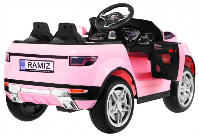 Elektrické autíčko pro děti Rapid Racer růžový s dálkovým ovladačem