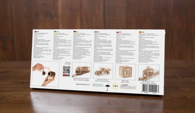 Ugears 3D puzzle - Číselný zámek 34 dílků