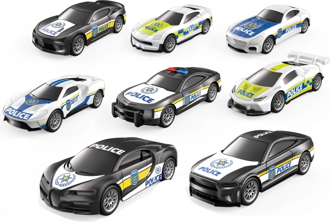 Auto policie na zpětný tah, sada 4 kusů