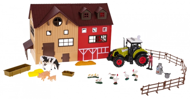 Farma s traktorem a příslušenstvím