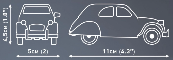 Podložky pod vozíky Citroen 2CV