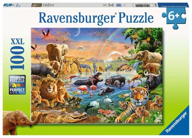Ravensburger Puzzle Savana Džungle 100 ks