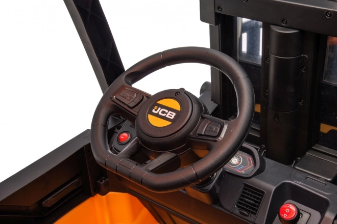Dětský elektrický vysokozdvižný vozík JCB