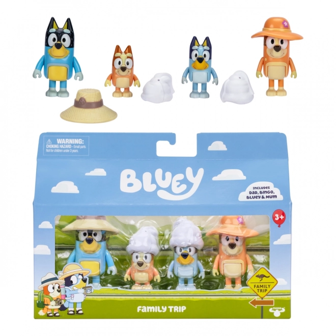 Figurky Bluey Rodinný Výlet
