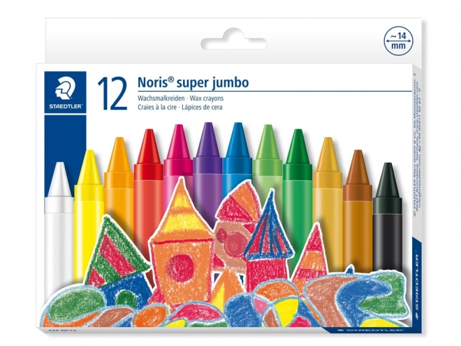 Staedtler Noris Jumbo voskové pastelky 12 barev