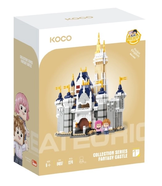 Stavebnice KOCO Magický hrad plastový model