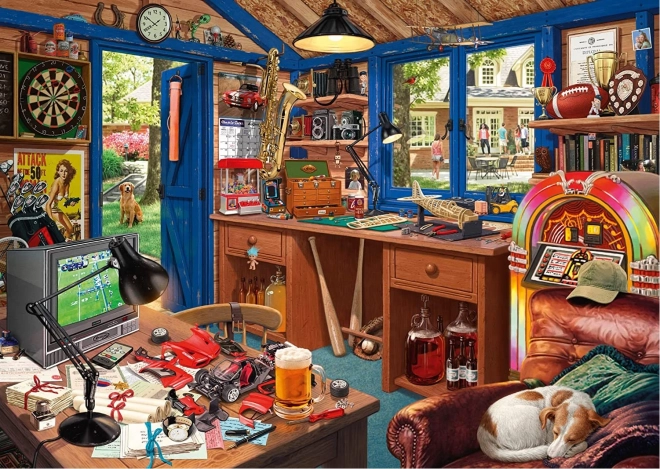 SCHMIDT Secret puzzle Tátova dílna 1000 dílků