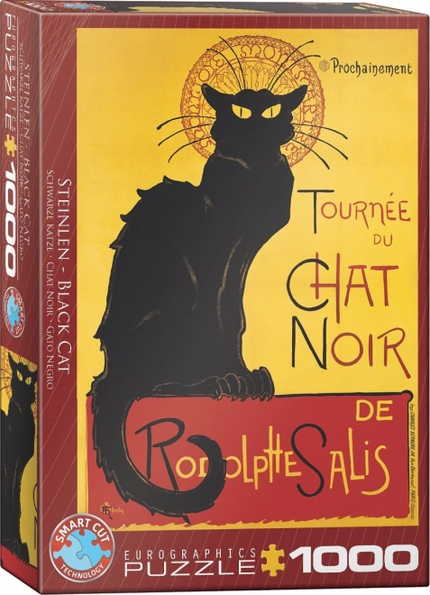 Puzzle Kabaret Le Chat noir - plakát 1000 dílků