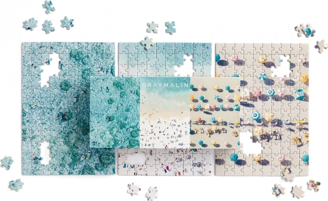 Galison Puzzle Letecké záběry pláží 3×120 dílků