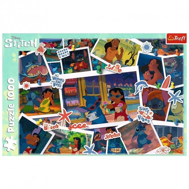 Puzzle 1000 dílků Lilo a Stitch Sladké vzpomínky