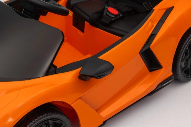 Dětské elektrické auto Lamborghini Revuelto oranžové