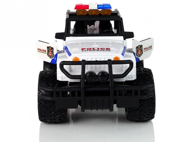 Auto R/C Policejní džíp 1:14 na dálkové ovládání Světelné efekty