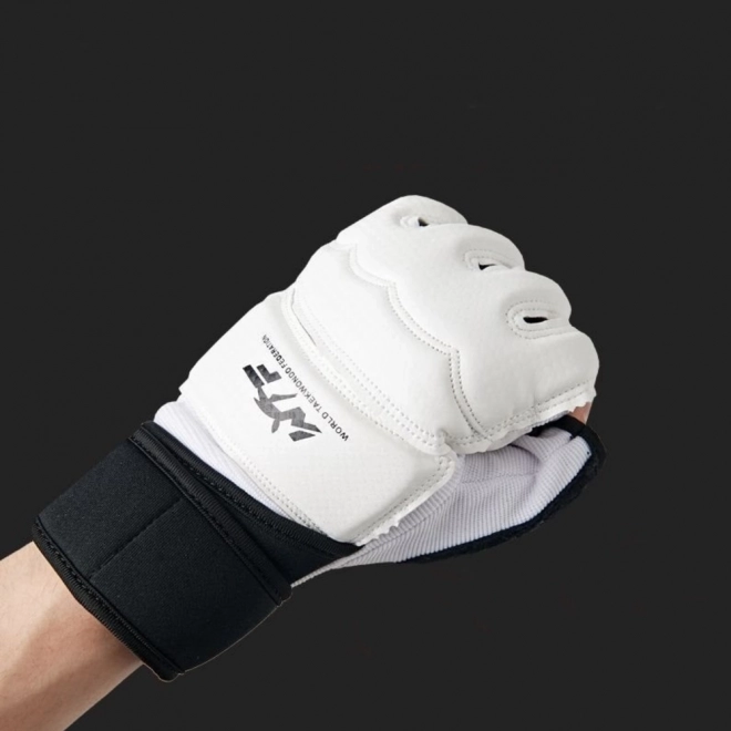 Sportovní rukavice na Taekwondo bílé XS