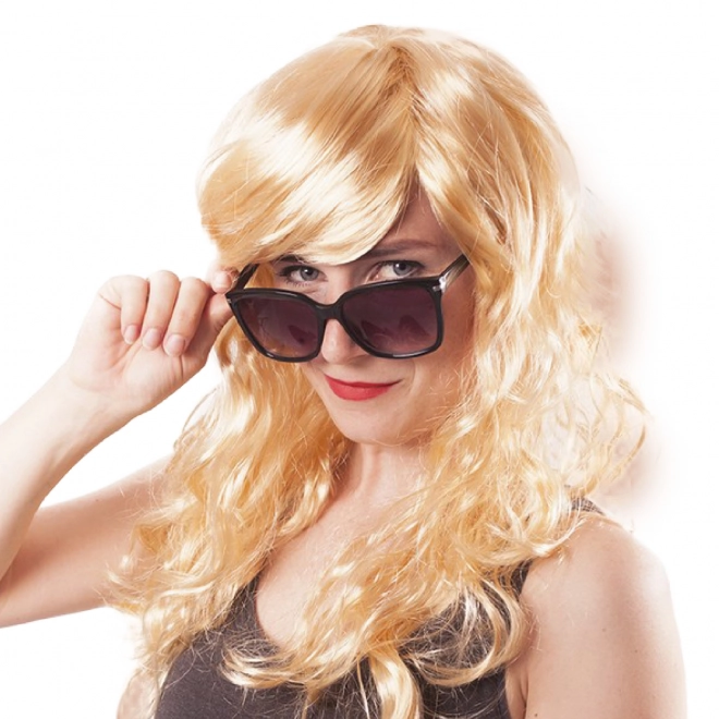 Karnevalová blond paruka