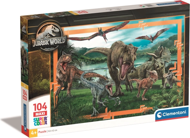 Maxi puzzle 104 dílků jurassic world