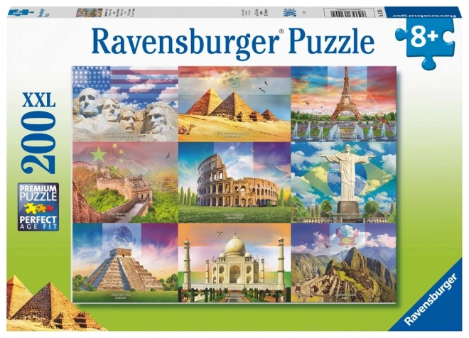 RAVENSBURGER Puzzle Světové památky XXL 200 dílků