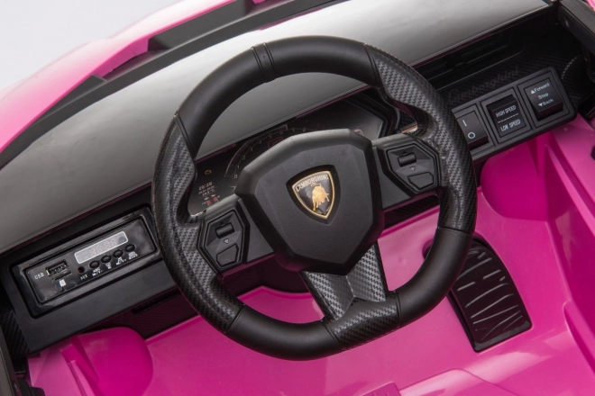 Lamborghini SIAN dětské auto na baterii s ovladačem – Růžové