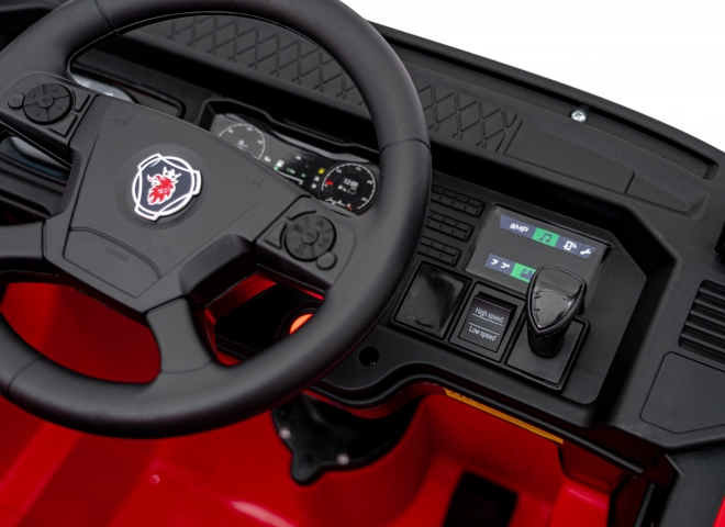 Dětský automobil Scania R-SERIE na baterie - Červená