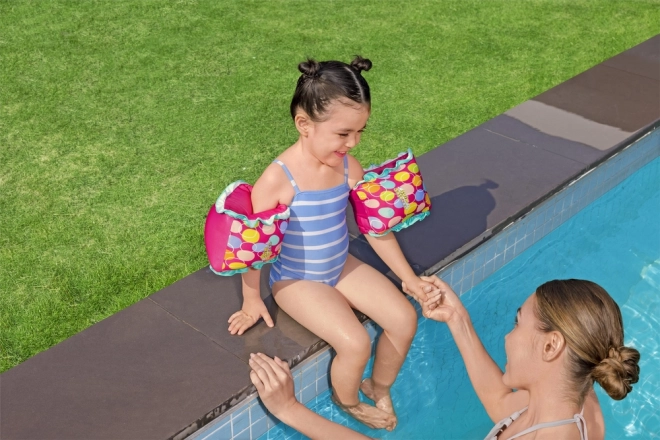 Plavkové rukávy S/M Bestway 32182 – Růžové