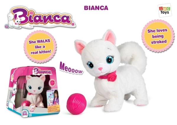 Interaktivní plyšová kočička Bianca
