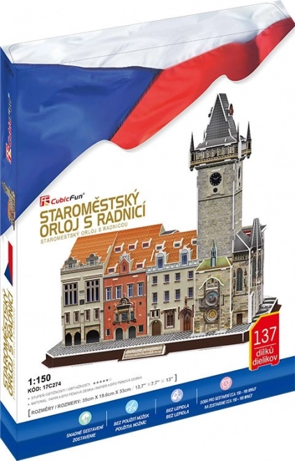 Puzzle 3D 137 dílků Staroměstský orloj