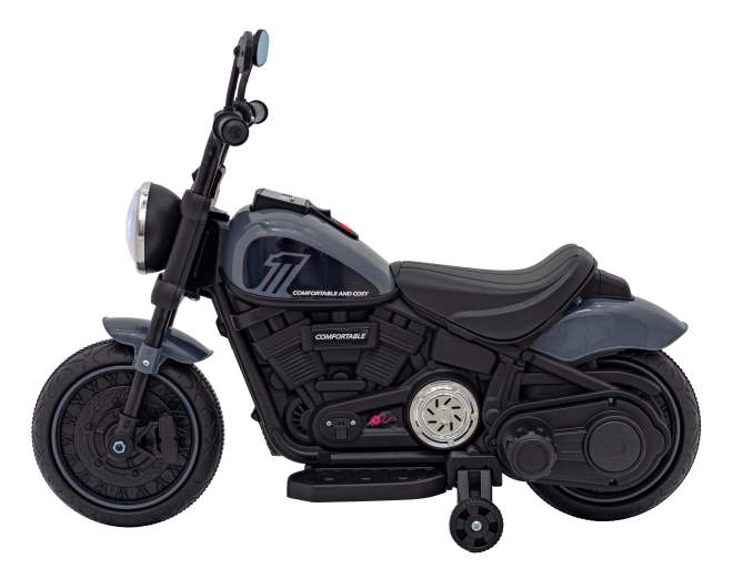 Motocikel Chopper FASTER – Šedý