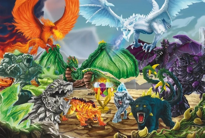 Puzzle Eldrador: Bitva o super krystal s figurkou