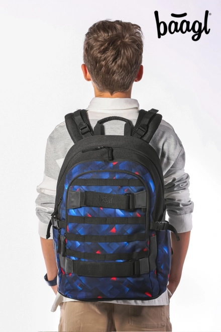 Školní batoh Skate Indigo