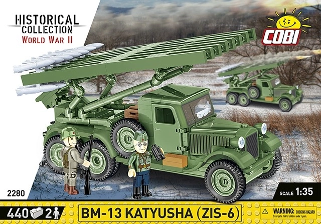 Sestava kostiček BM-13 Katyusha (ZIS-6)