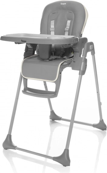 Skládací jídelní židlička pro děti Pocket – Ice Grey