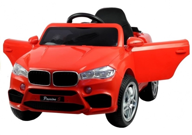 Červené elektrické autíčko pro děti
