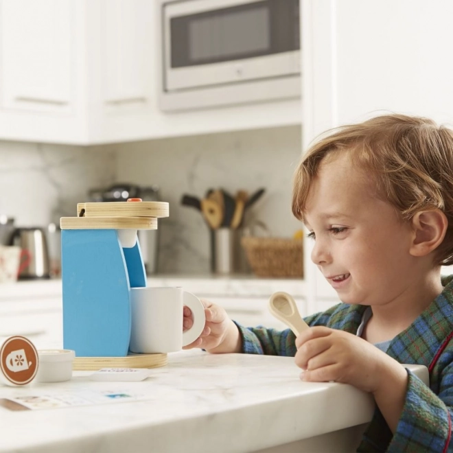 Dřevěná sada na přípravu kávy pro děti Melissa & Doug