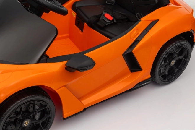 Dětské elektrické auto Lamborghini Revuelto oranžové