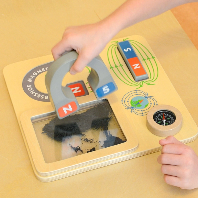 Masterkidz magnetická vzdělávací tabule kompas Montessori