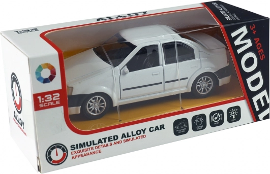 Kovové auto se světlem a zvukem