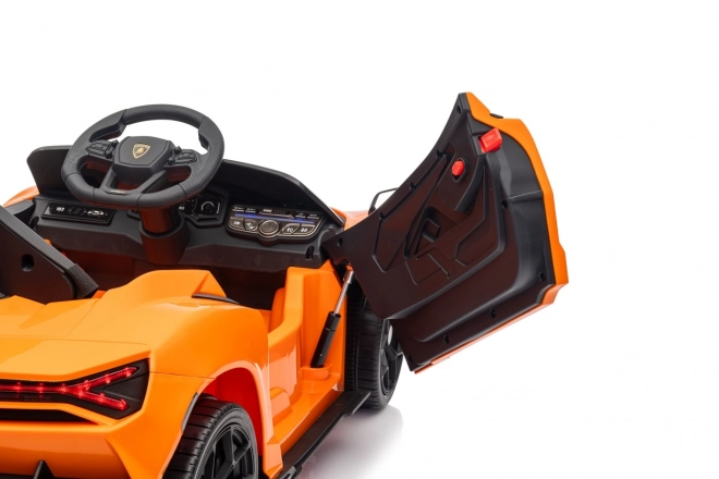 Dětské elektrické auto Lamborghini Revuelto oranžové