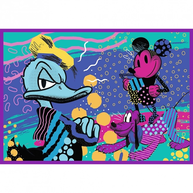 Puzzle 4x250 dílků Mickey Mouse