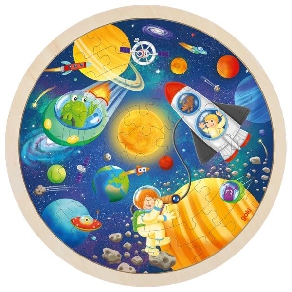 Okrúhlé puzzle Kosmos