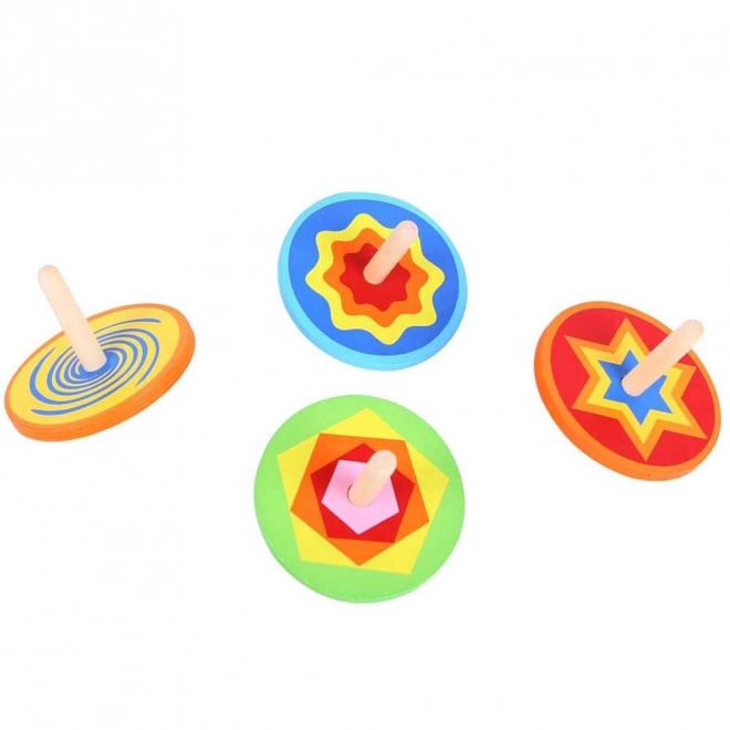 Dřevěná barevná káča Bigjigs Toys