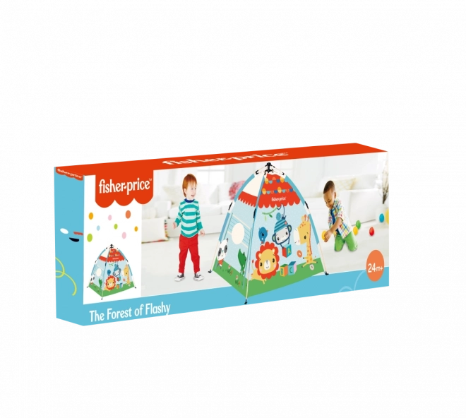 Fisher-Price dětský hrací stan se zvířátky