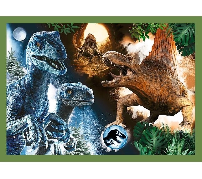 Puzzle 4v1 nebezpeční dinosauři Jurassic World