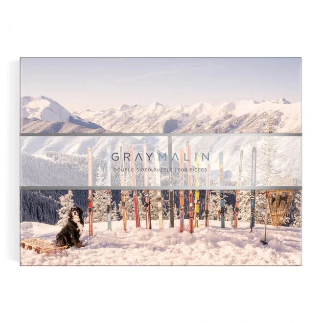GALISON Oboustranné puzzle Gray Malin: Zima 500 dílků