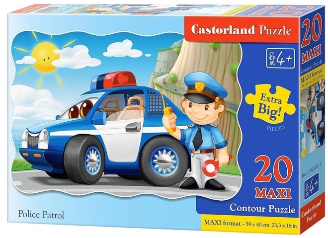 Maxi policejní hlídka puzzle