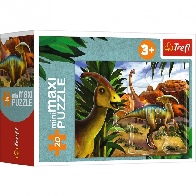 TREFL Puzzle Svět dinosaurů: Parasaurolophus 20 dílků