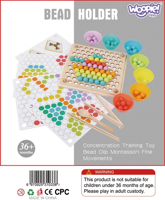 Barevné kuličky mozaika Montessori Woopie