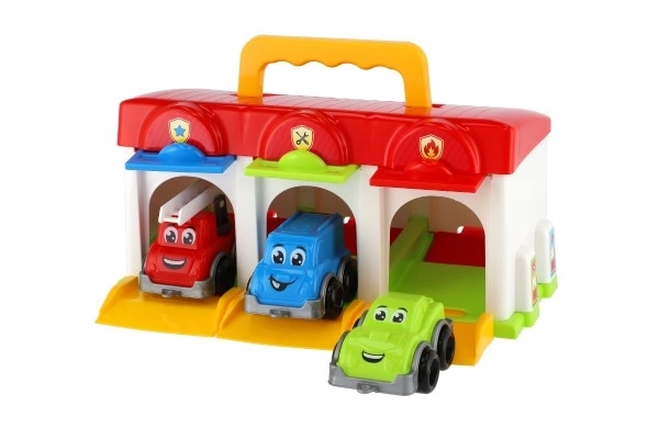 Garáž s autíčky a doplňky Technok Toys