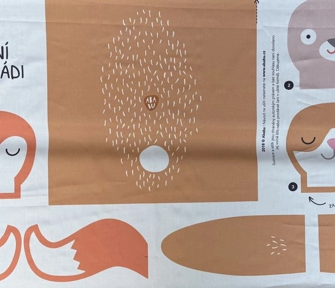 Ababu Panel na šití sada muchláčků