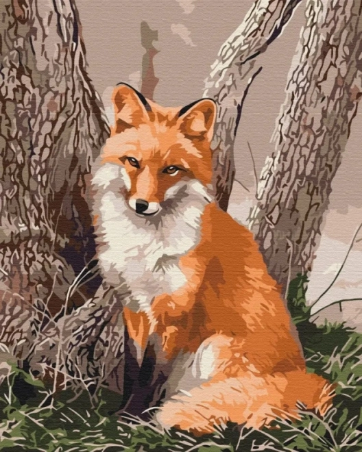 Malování podle čísel - Liška v lese