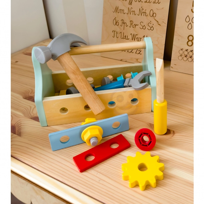 Dřevěná sada nástrojů Tooky Toy