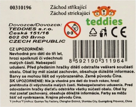 Zábavná stříkací hračka ve tvaru záchodu - 4 barevné varianty
